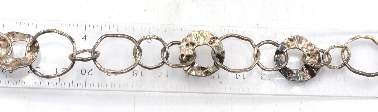 Group lot of 7 Vintage 925 sterling silver bracelets