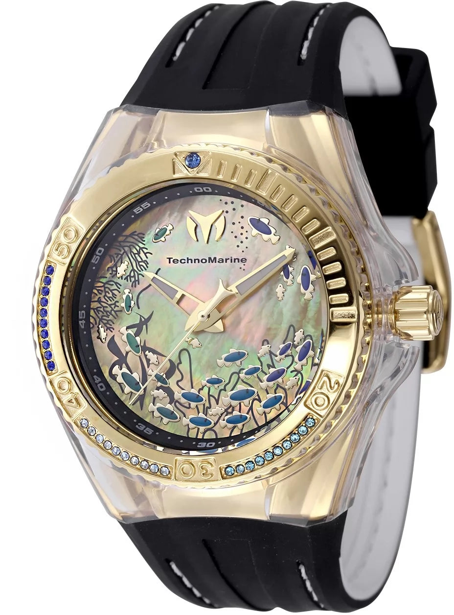 Technomarine Women's Cruise Quartz PC21 Gold Dial Watch