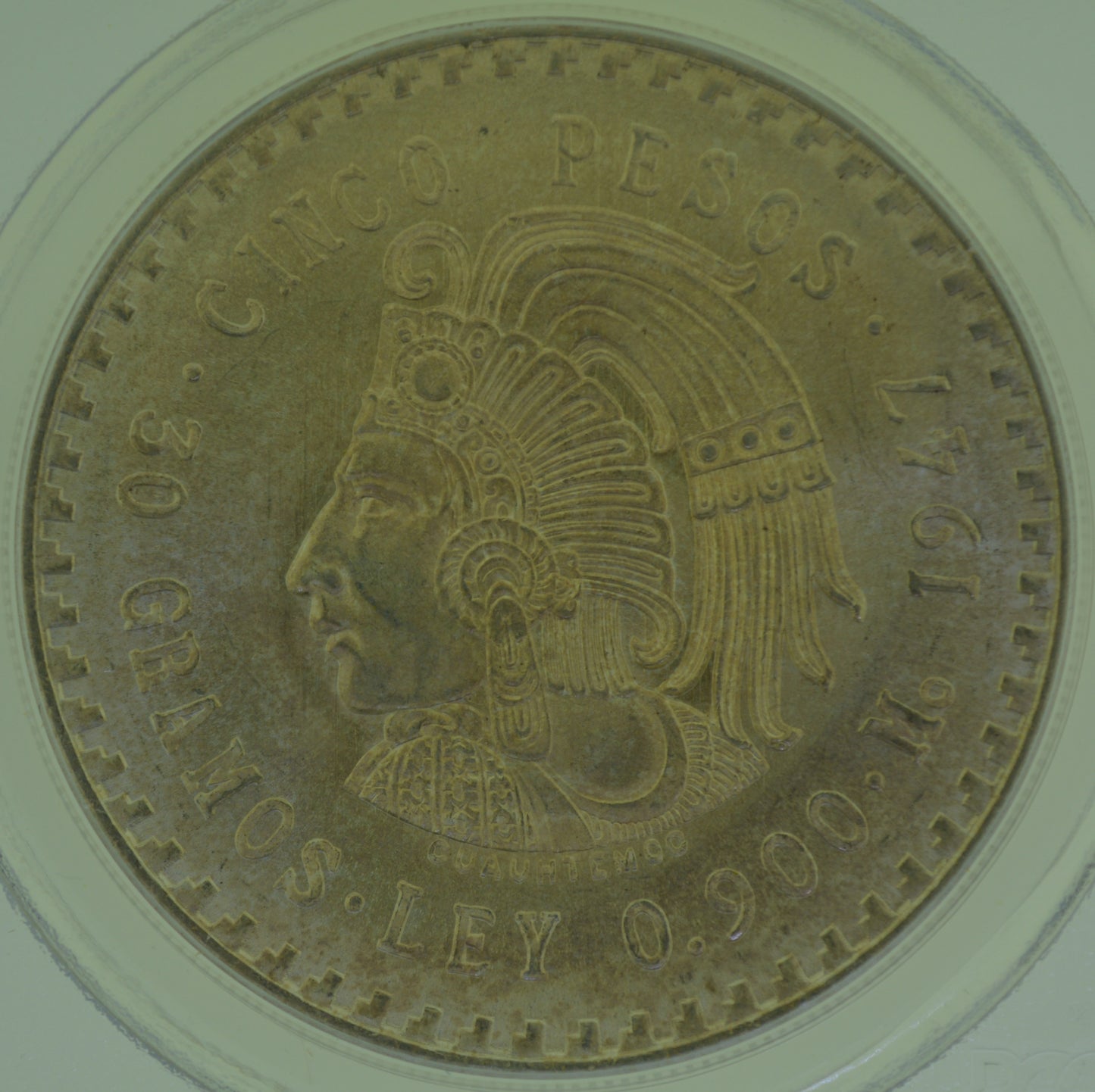 1947-MO 5 Peso Mexico PCGS MS66