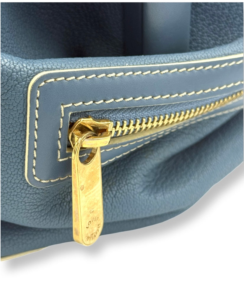Louis Vuitton Blue Suhali Leather L'Ingenieux GM Bag
