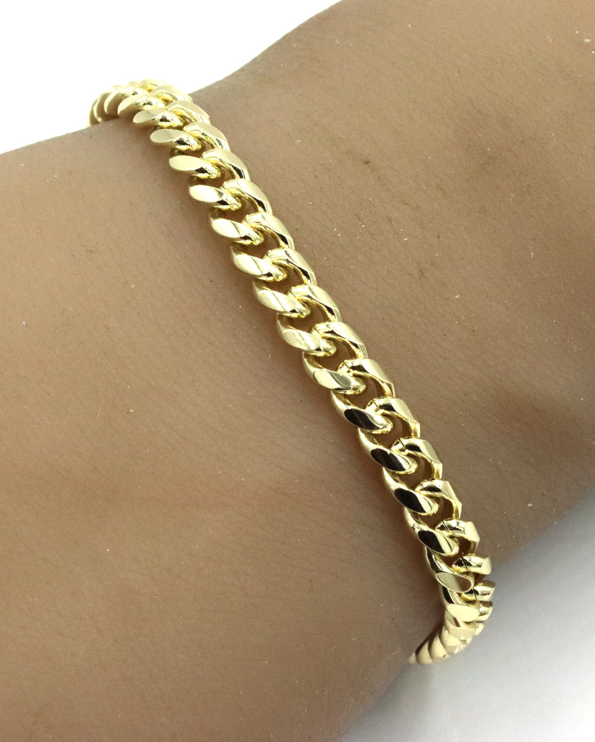 Stainless steel Cuban link bracelet