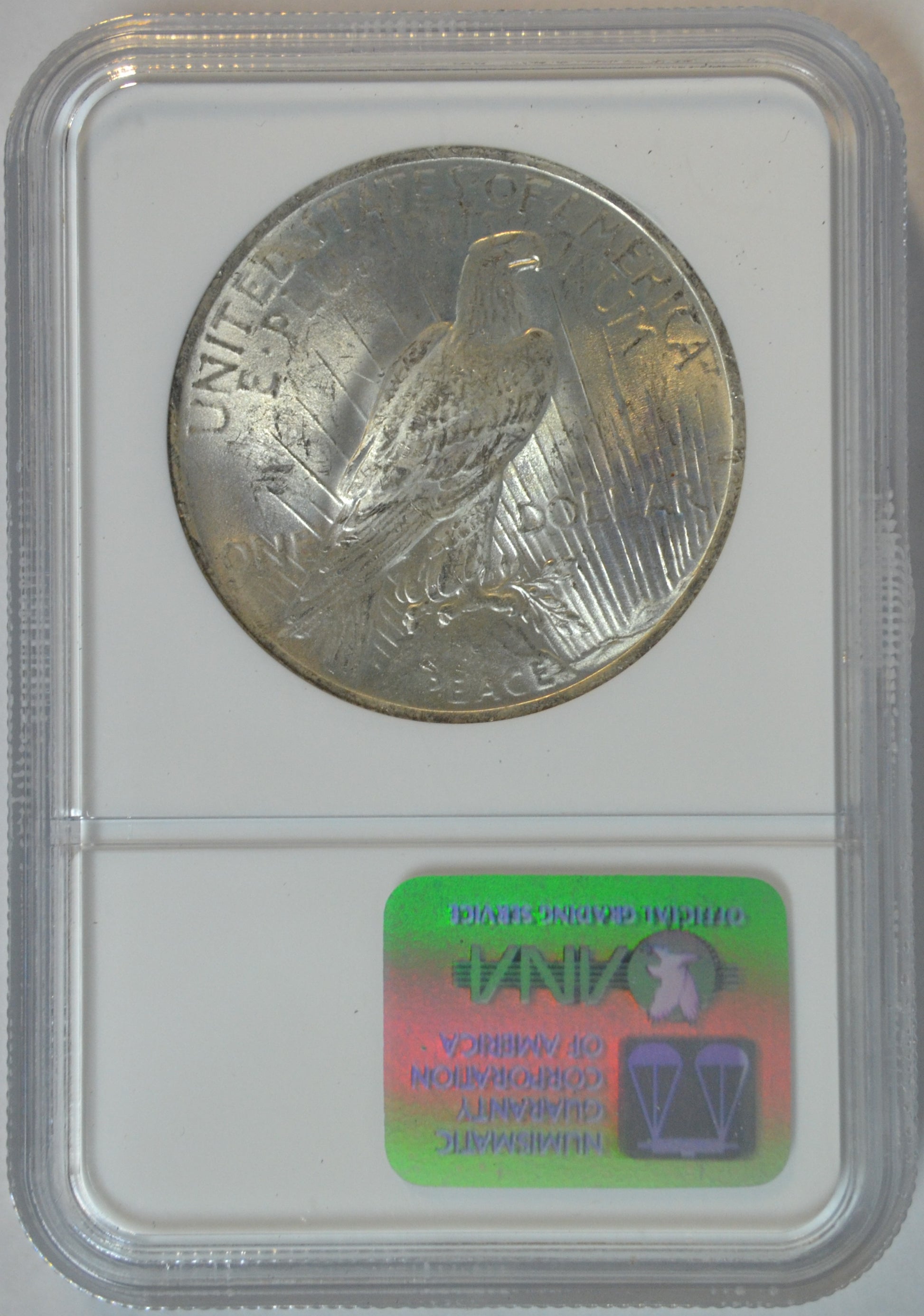 1923 Peace Silver Dollar $1 in NGC Holder MS64 Brilliant Uncirculated Strong Luster