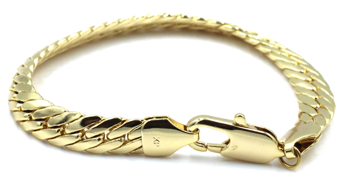 Stainless steel Cuban link bracelet
