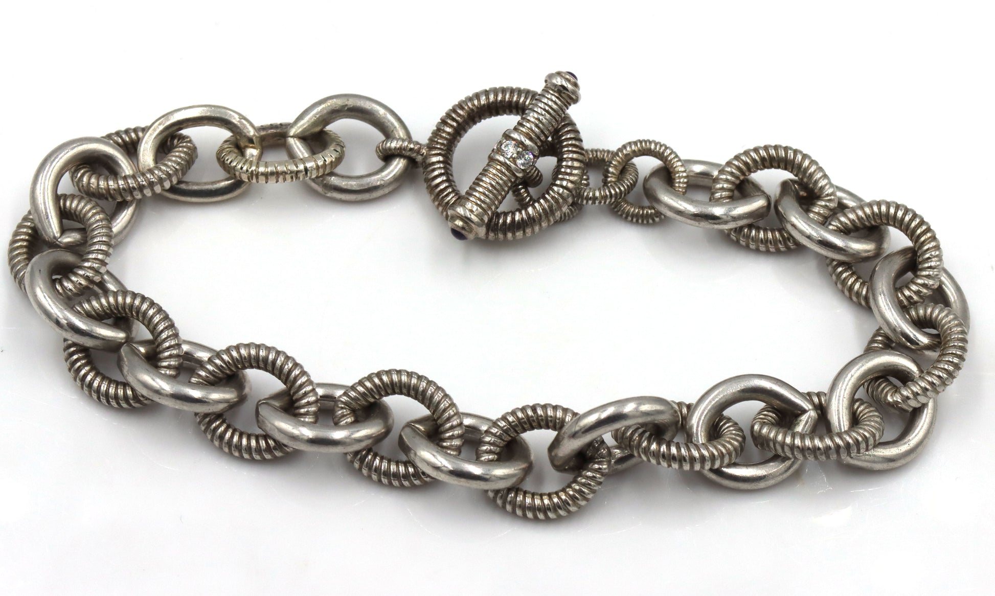 925 sterling Silver Two Buckle Bracelet Lot