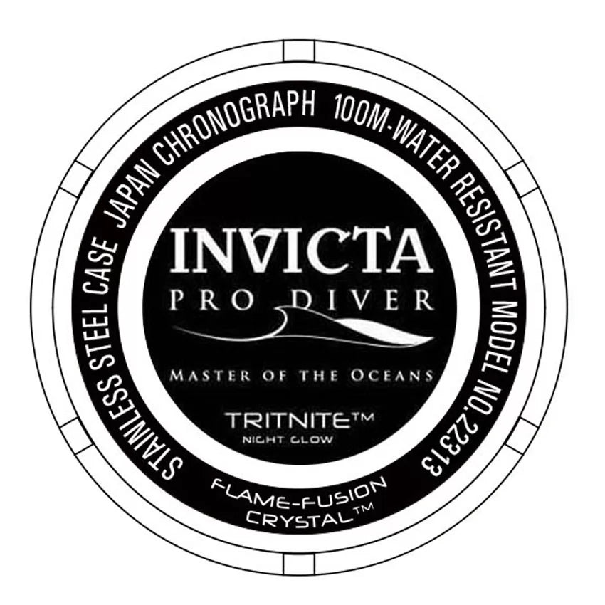 Invicta Men's Pro Diver Quartz Chronograph Blue Dial Watch