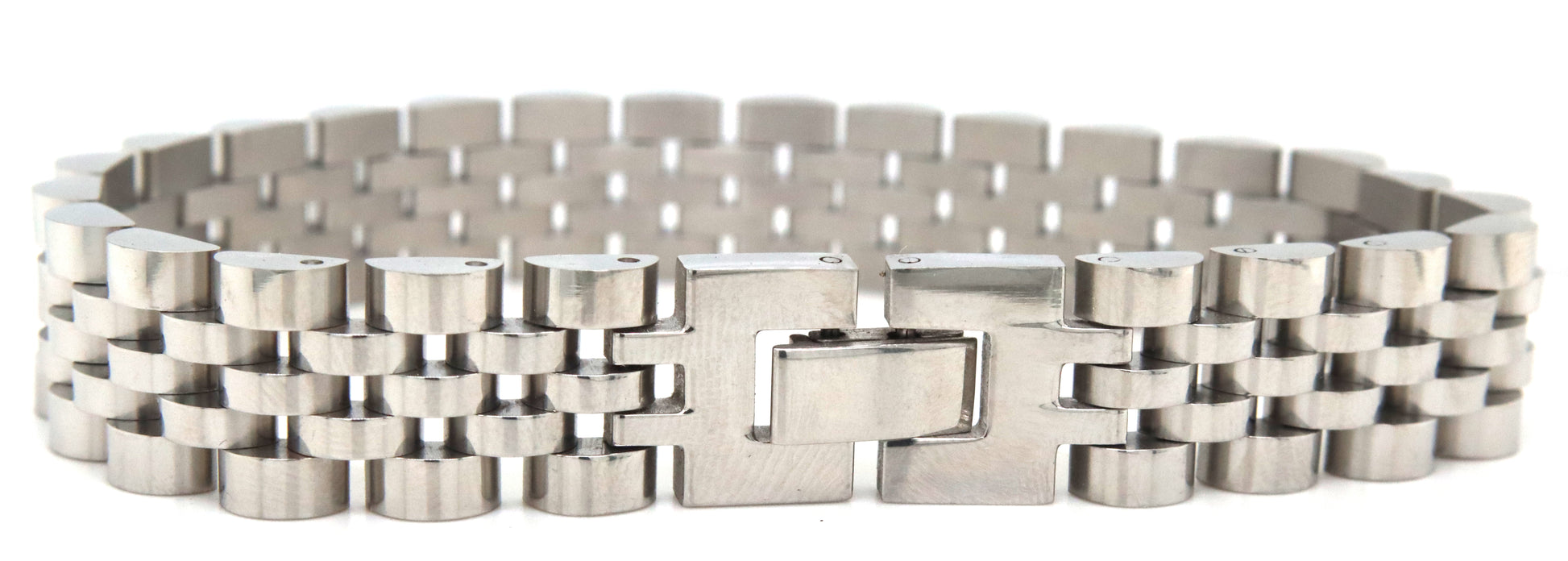 Stainless steel Rolex style link bracelet