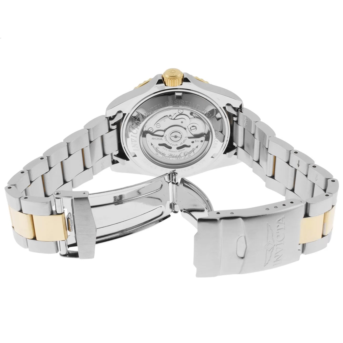 Invicta Men's Pro Diver Automatic 3 Hand Black Dial Watch