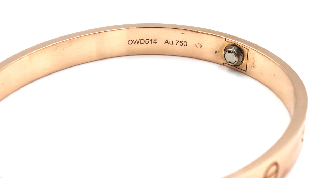 Authentic Cartier Yellow gold lover bangle bracelet