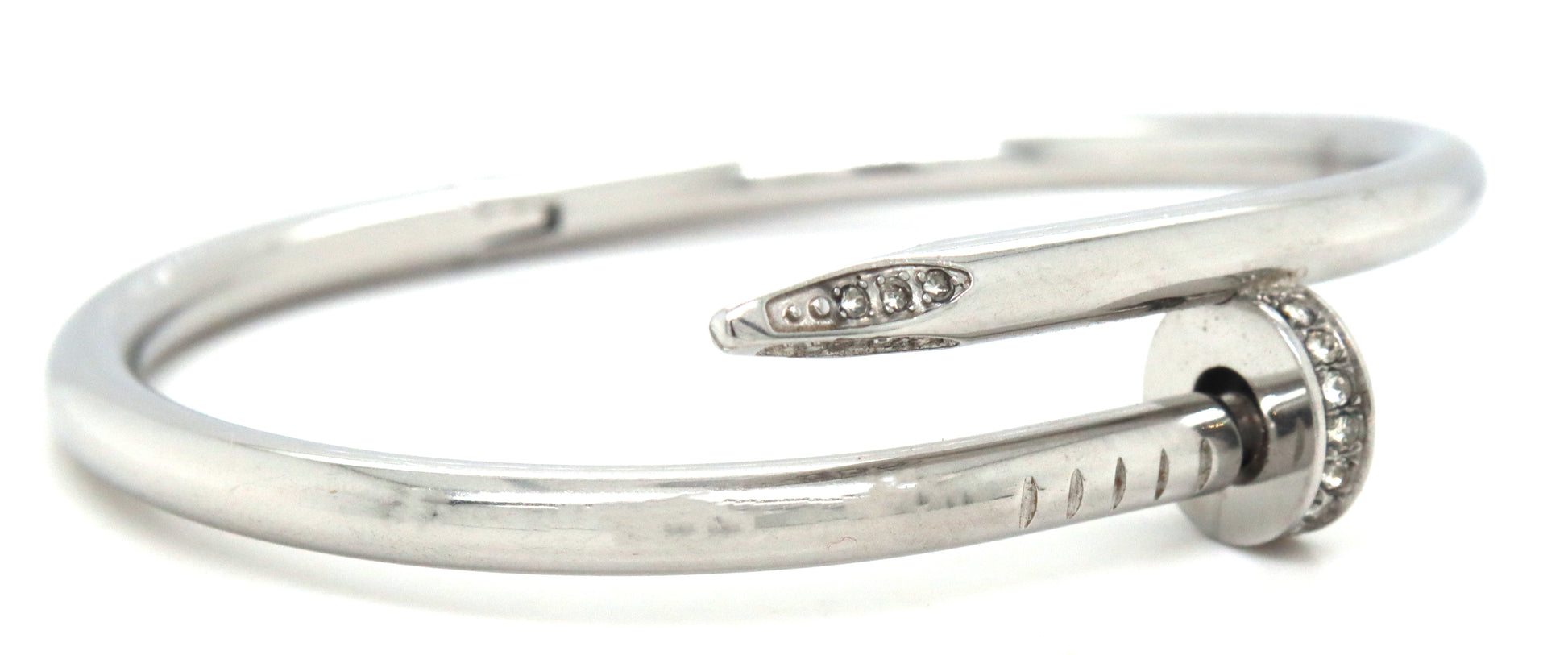 Stainless steel nail bangle