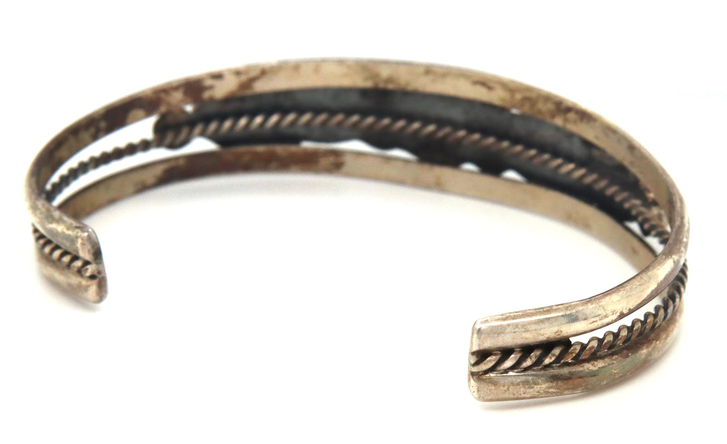 925 Stereling Silver Navajo Style Natural Turquoise Nugget Cuff Bracelet
