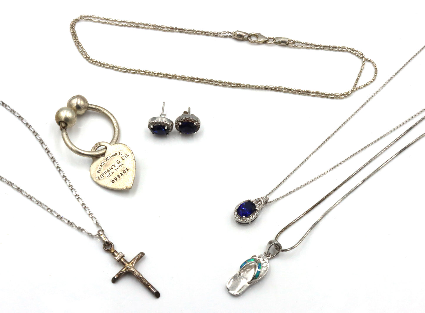 Group lot of Vintage 925 sterling silver mixed jewelry