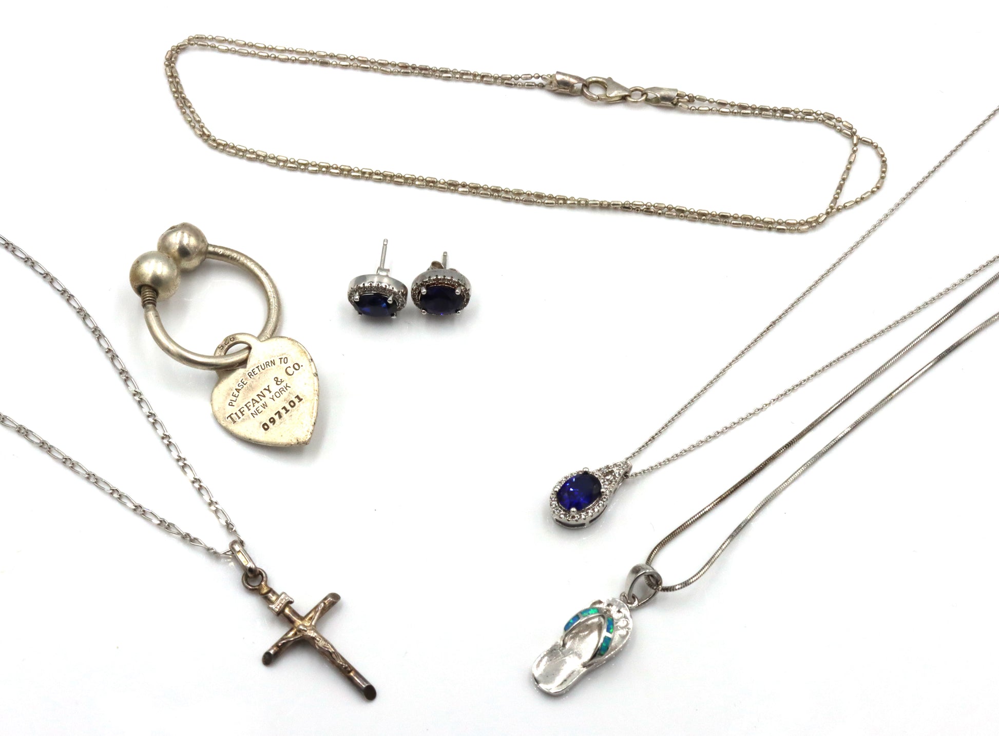 Group lot of Vintage 925 sterling silver mixed jewelry
