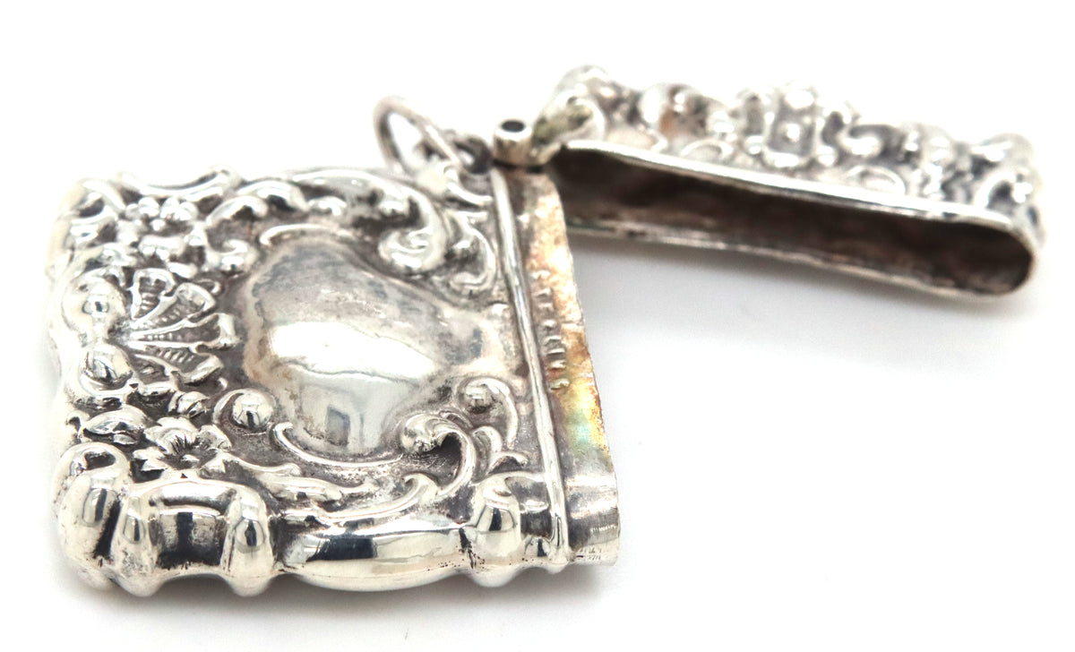 925 Sterling silver mini match box pendant