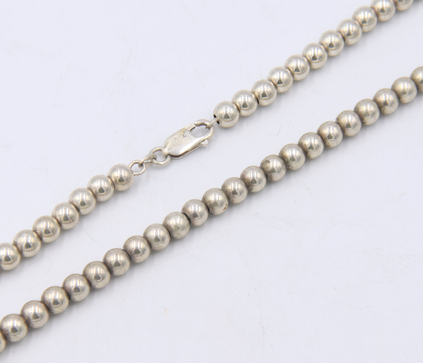 Lot of 2 Vintage 925 Sterling Silver Necklaces