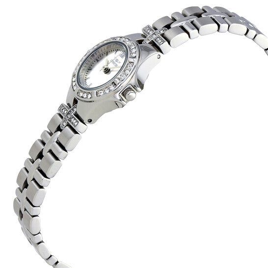 Invicta Wildflower Women’s Crystal Stainless Steel Watch – Silver Dial