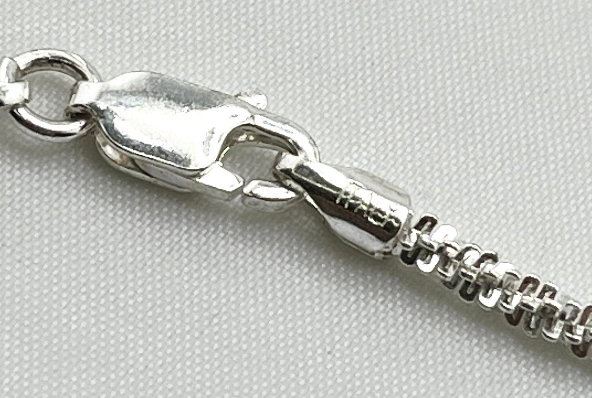 Italian 925 Sterling Silver 2mm Twist Classic Gypsophia Chain Necklace