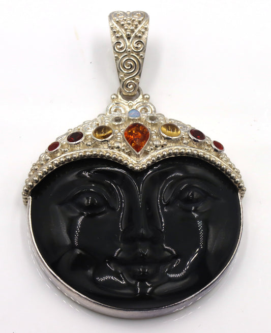 925 Sterling Silver Sejan goddess pendant