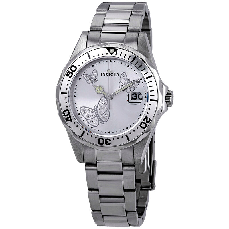 Invicta Angel Silver Dial Stainless Steel Women’s Watch