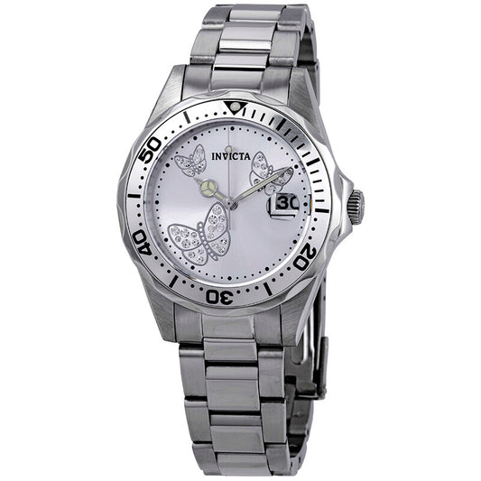 Invicta Angel Silver Dial Stainless Steel Women’s Watch