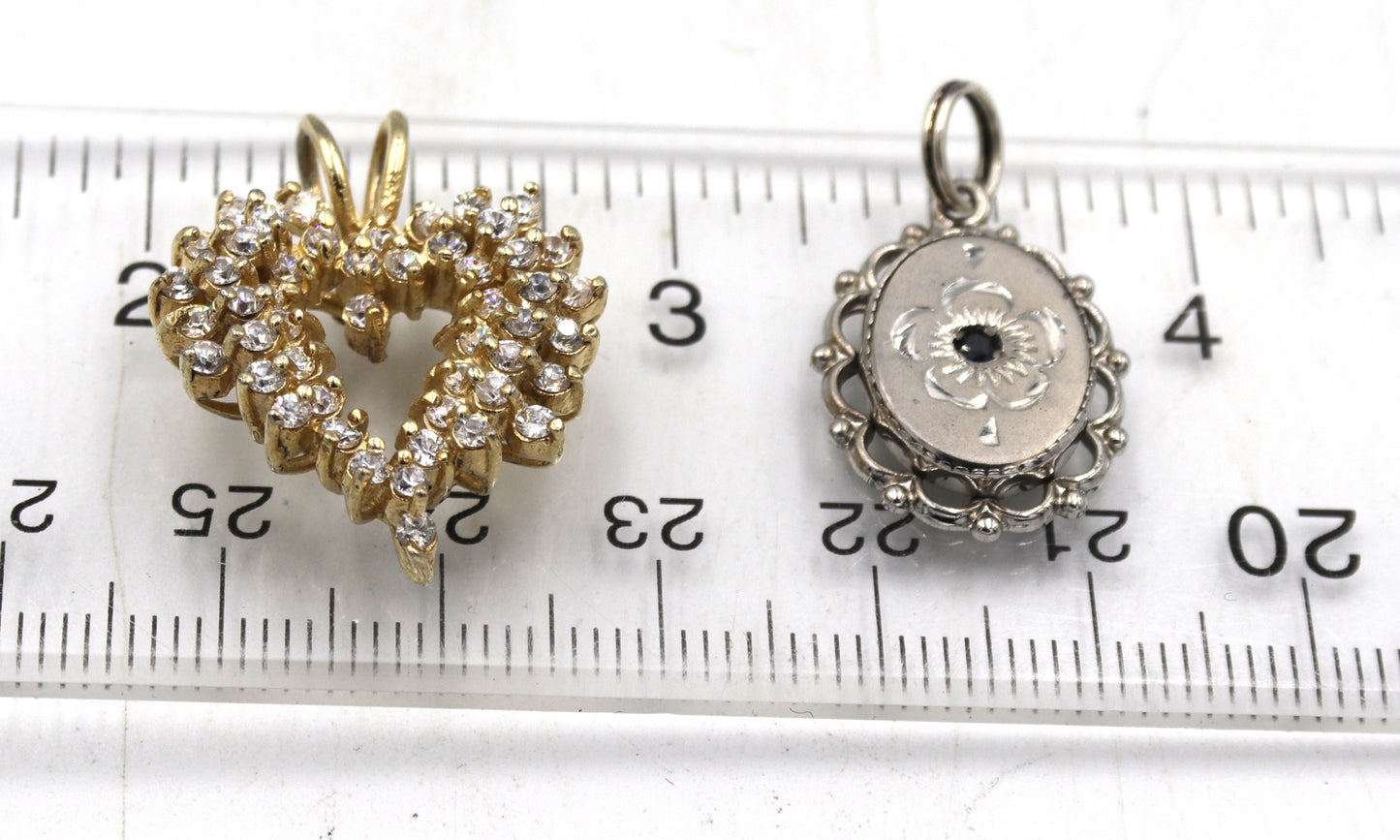 Group lot of Vintage 925 sterling silver pendants