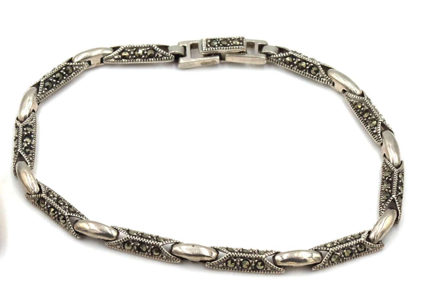 Group lot of Vintage 925 sterling silver 4 bracelets