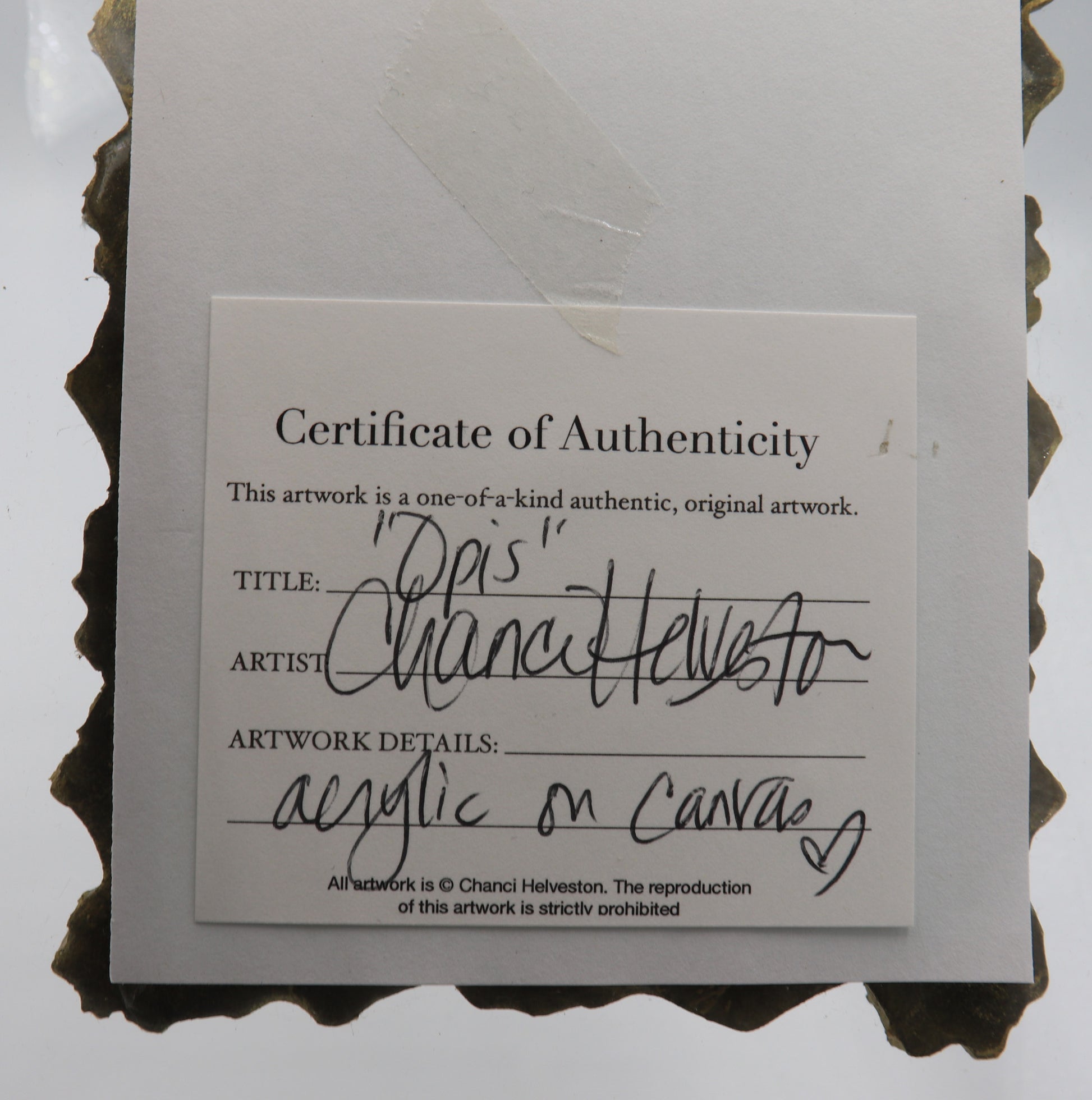 Arcylic on Canvas Frame