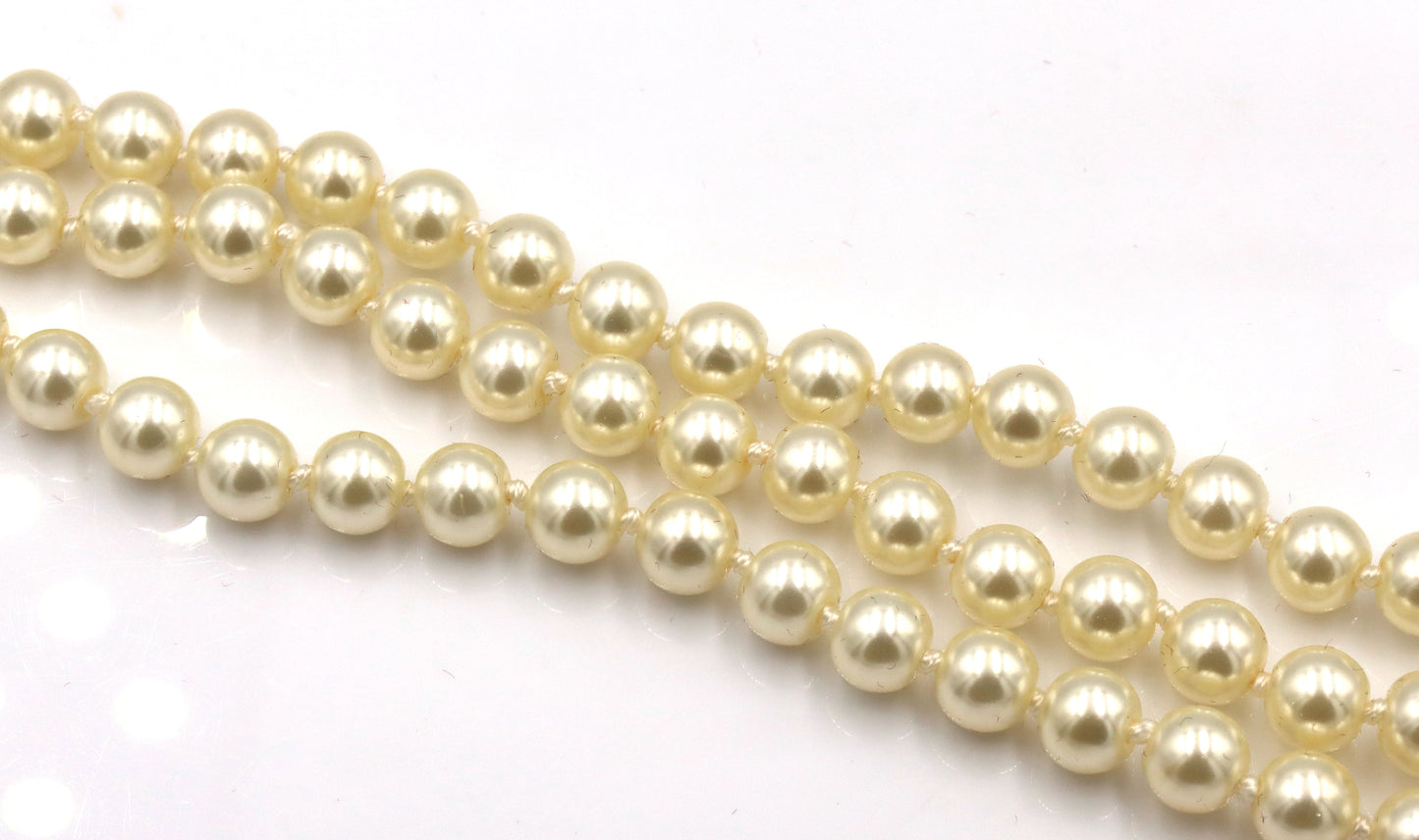 Camrose & Kross JBK faux pearl and blue Swarovski crystal necklace and matching bracelet