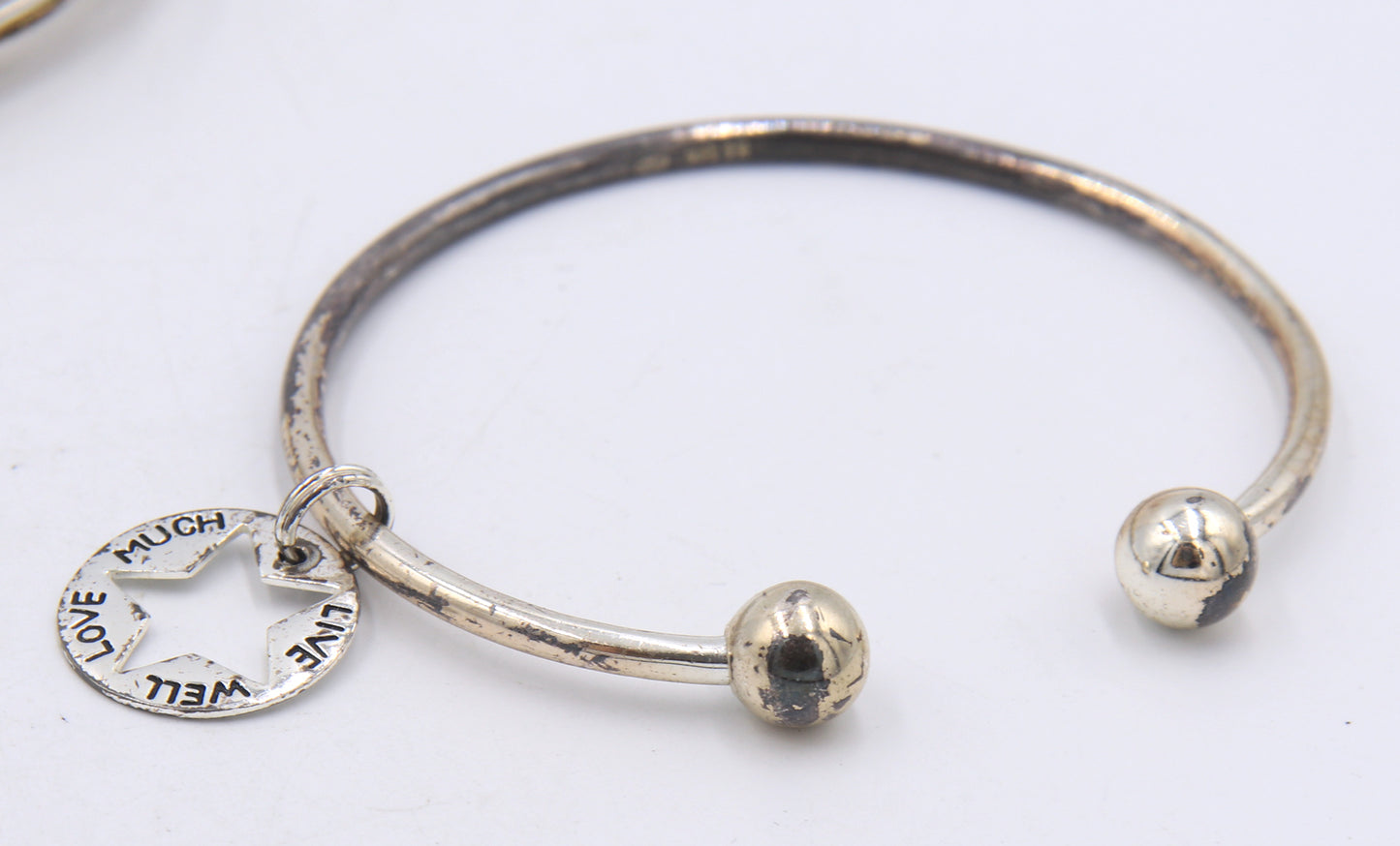 Group Lot of Vintage 925 Sterling Silver Bangles