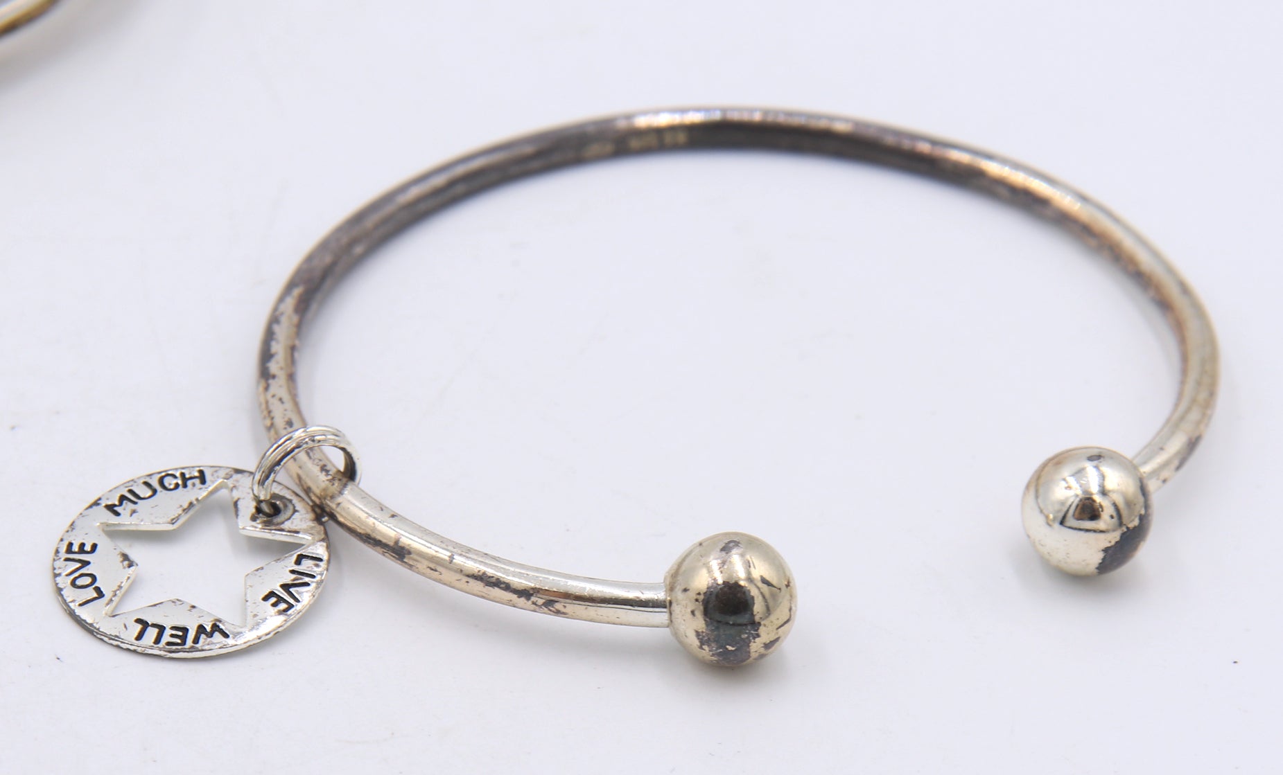 Group Lot of Vintage 925 Sterling Silver Bangles
