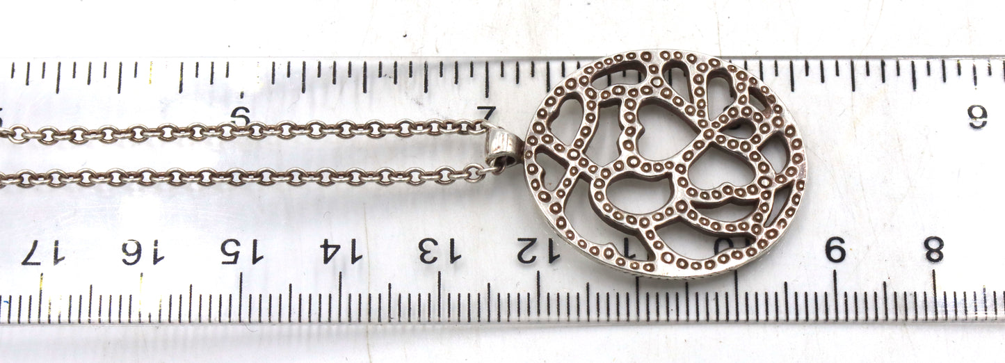 Group lot of 12 vintage 925 sterling silver necklaces