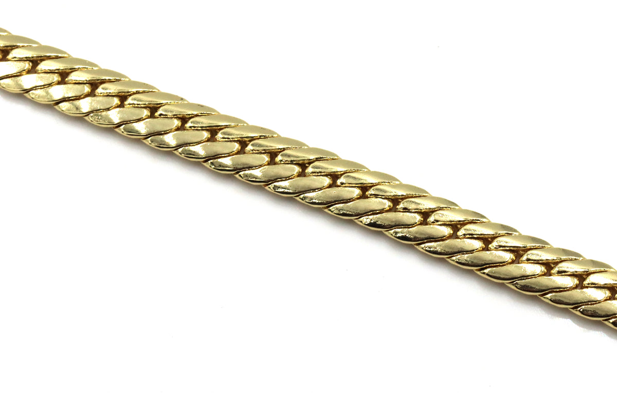 Stainless steel Cuban link bracelet