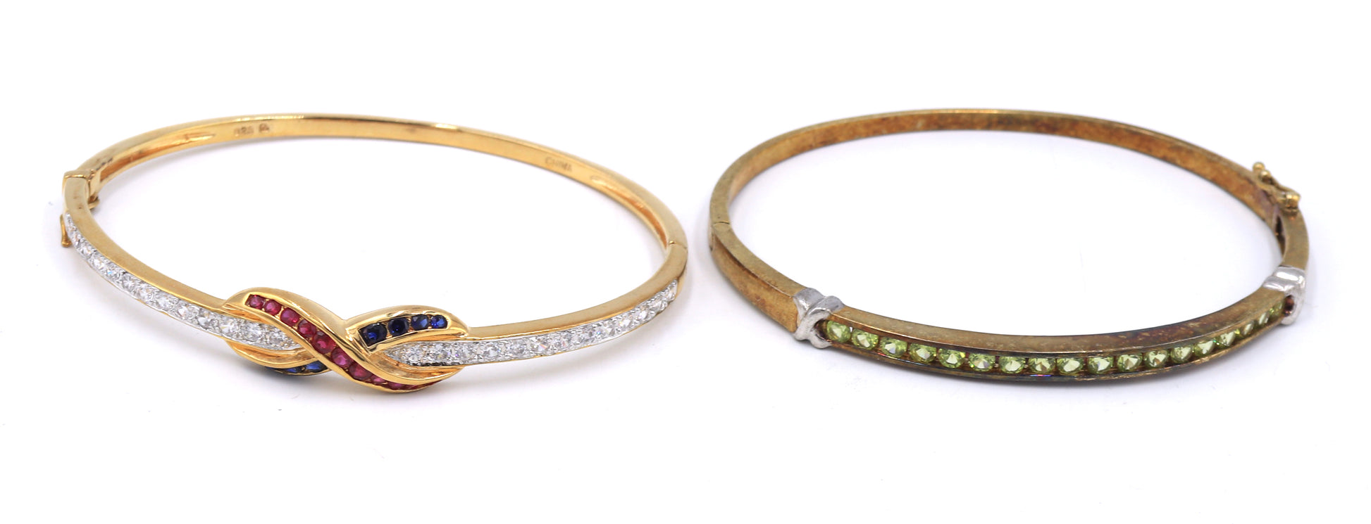 Group lot of vintage 925 sterling silver bangles
