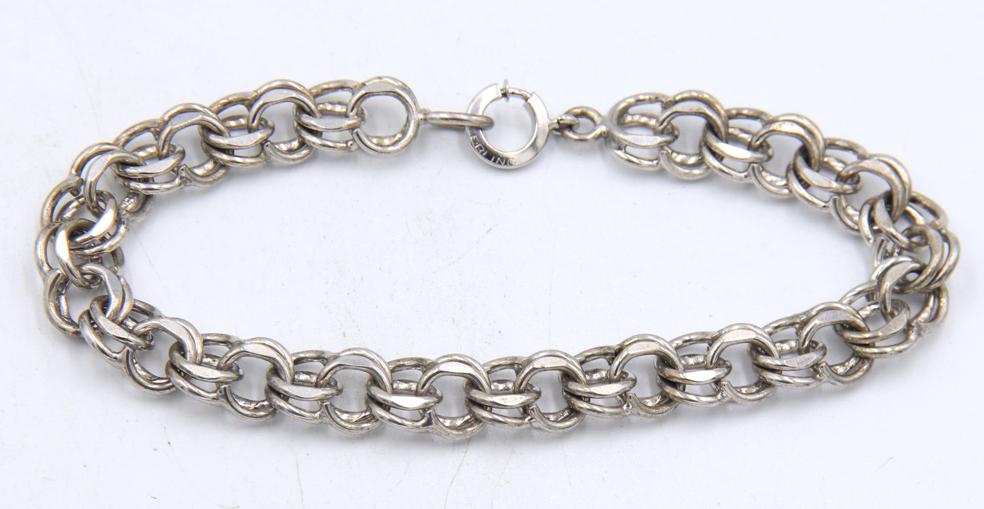 Group Lot of 8 Vintage 925 Sterling Silver Bracelets