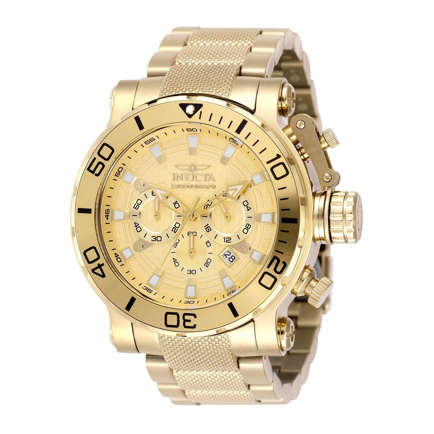 Invicta Men's Coalition Forces Quartz VD53 Gold Dial Watch