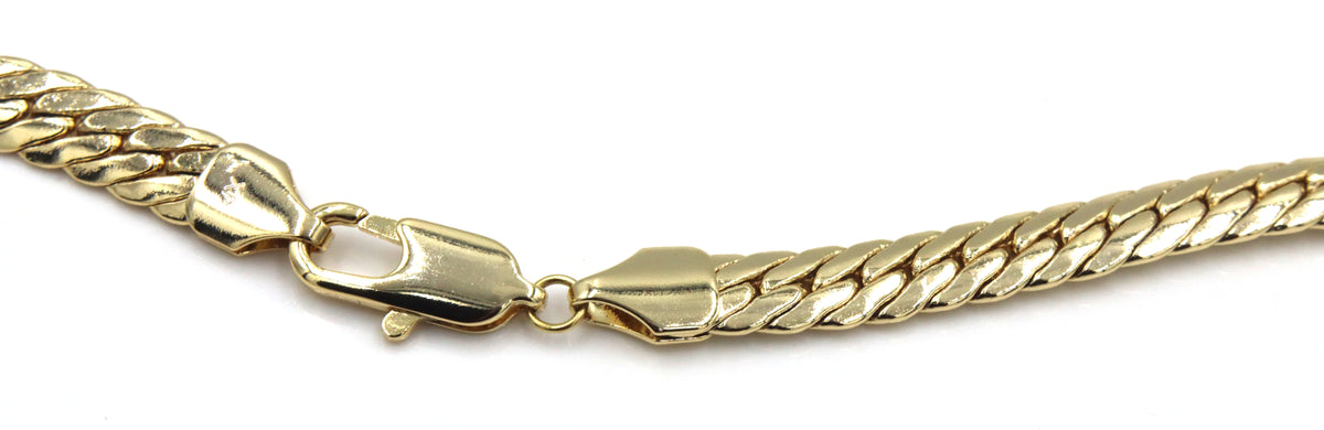 Gold plated Cuban link necklace