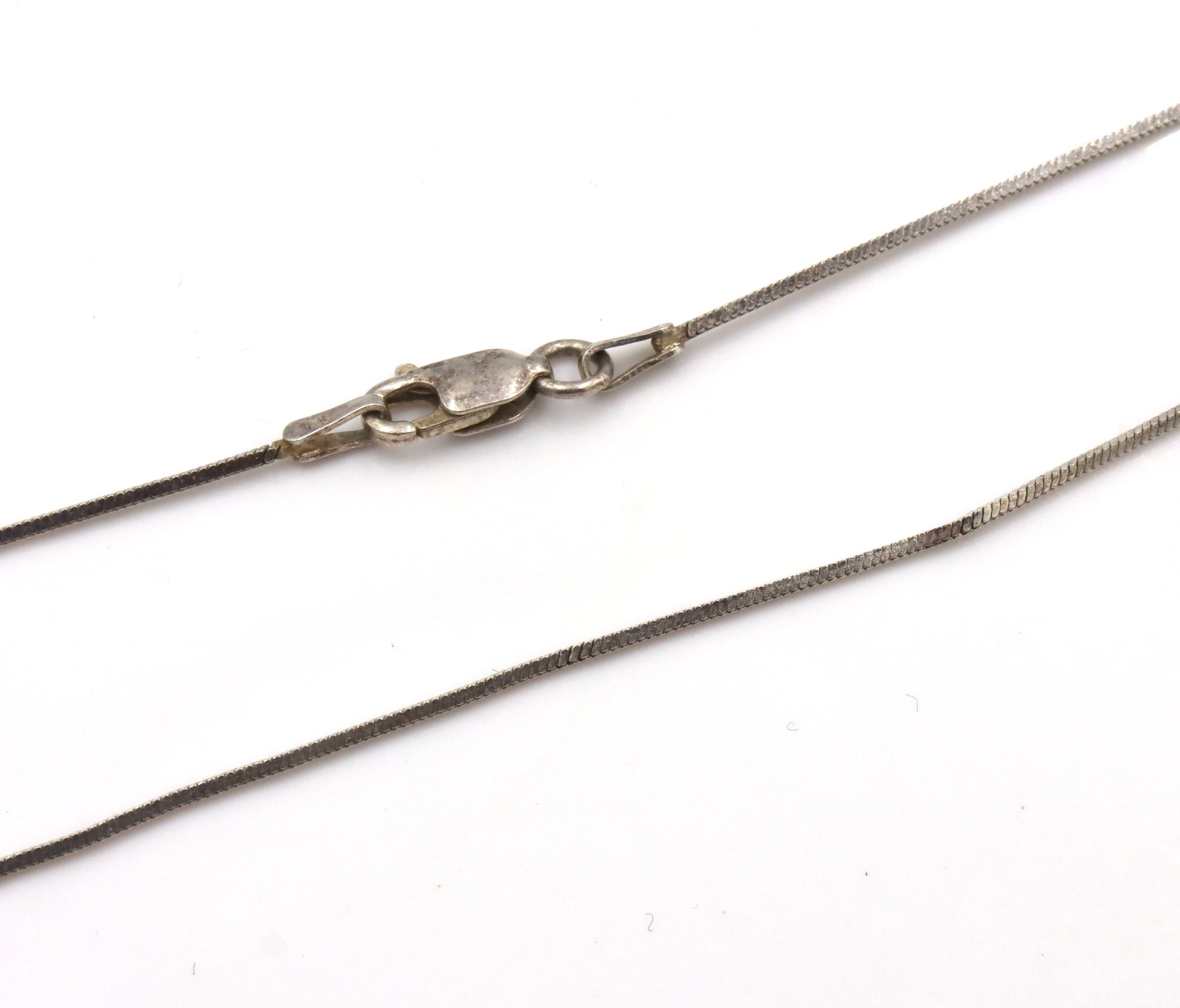 Group lot of 3 vintage 925 sterling silver chains