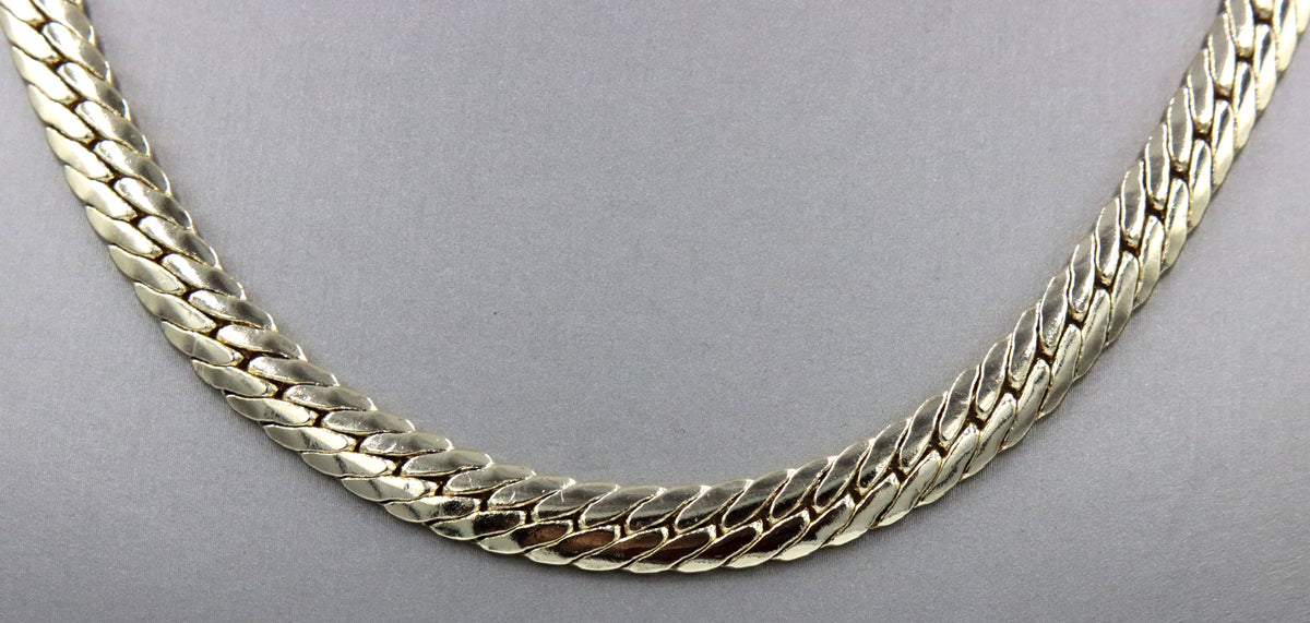 Gold plated Cuban link necklace
