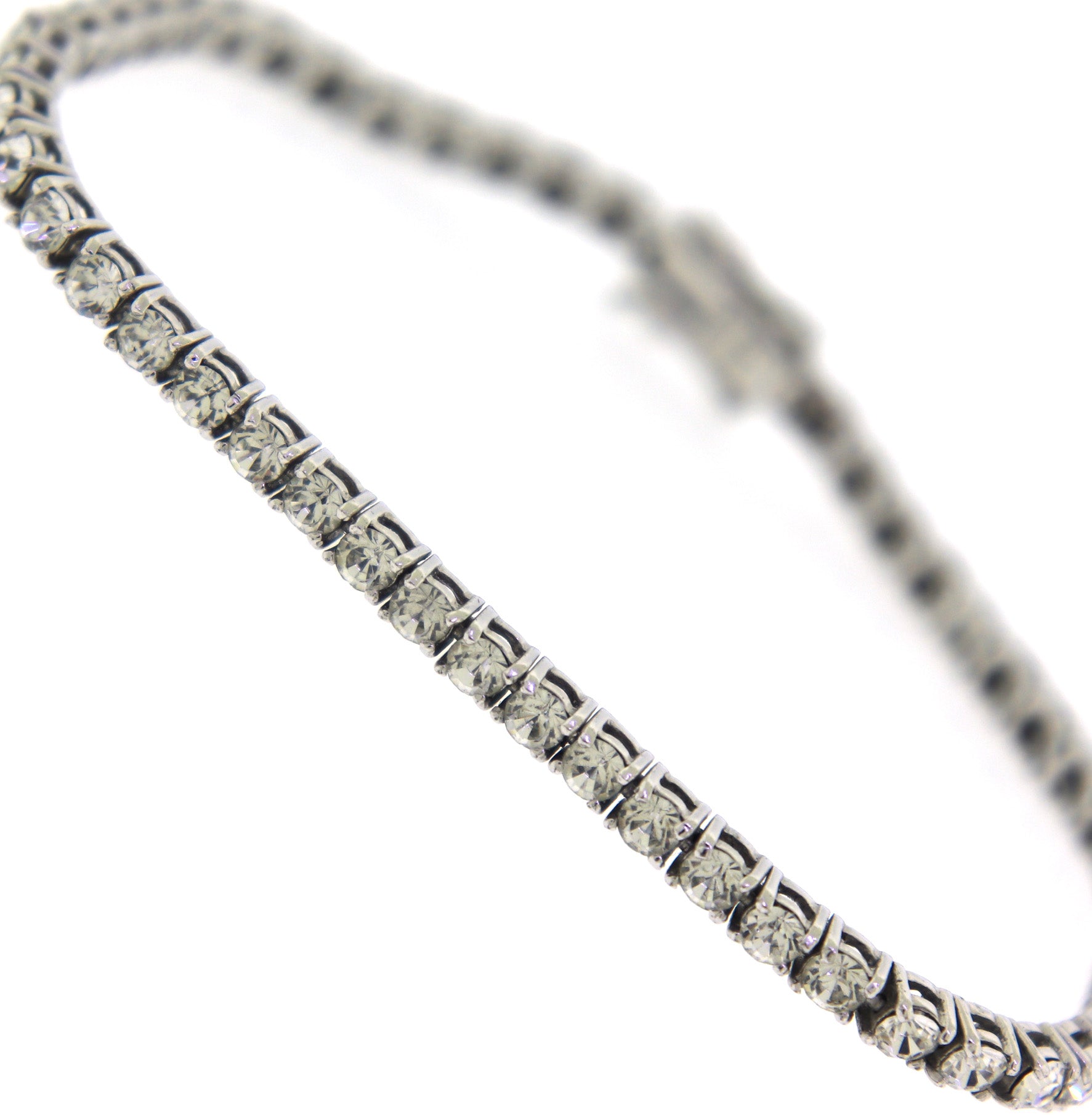 925 Sterling Silver Cubic Zirconia Tennis Bracelet