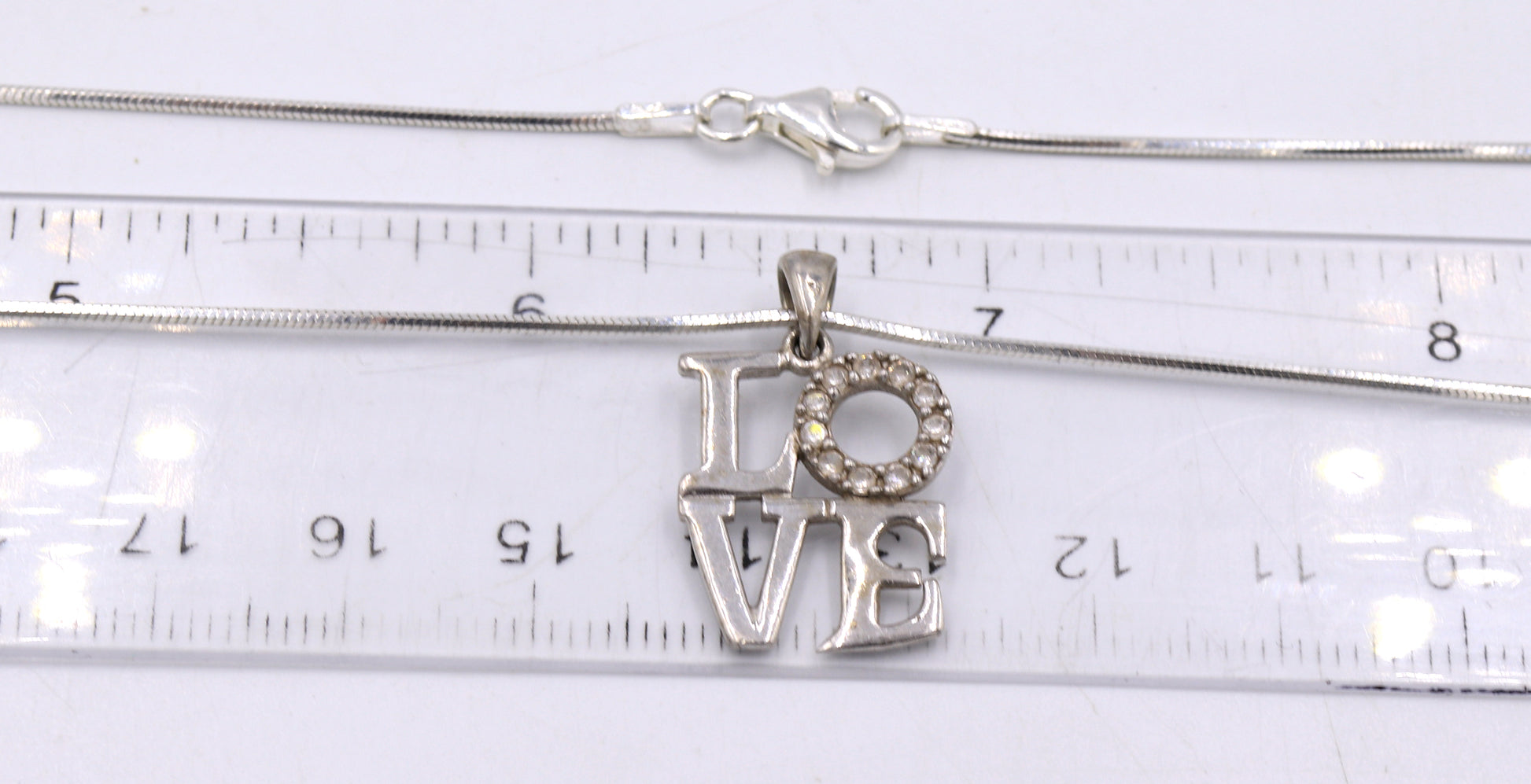 Group lot of vintage 925 sterling silver necklaces