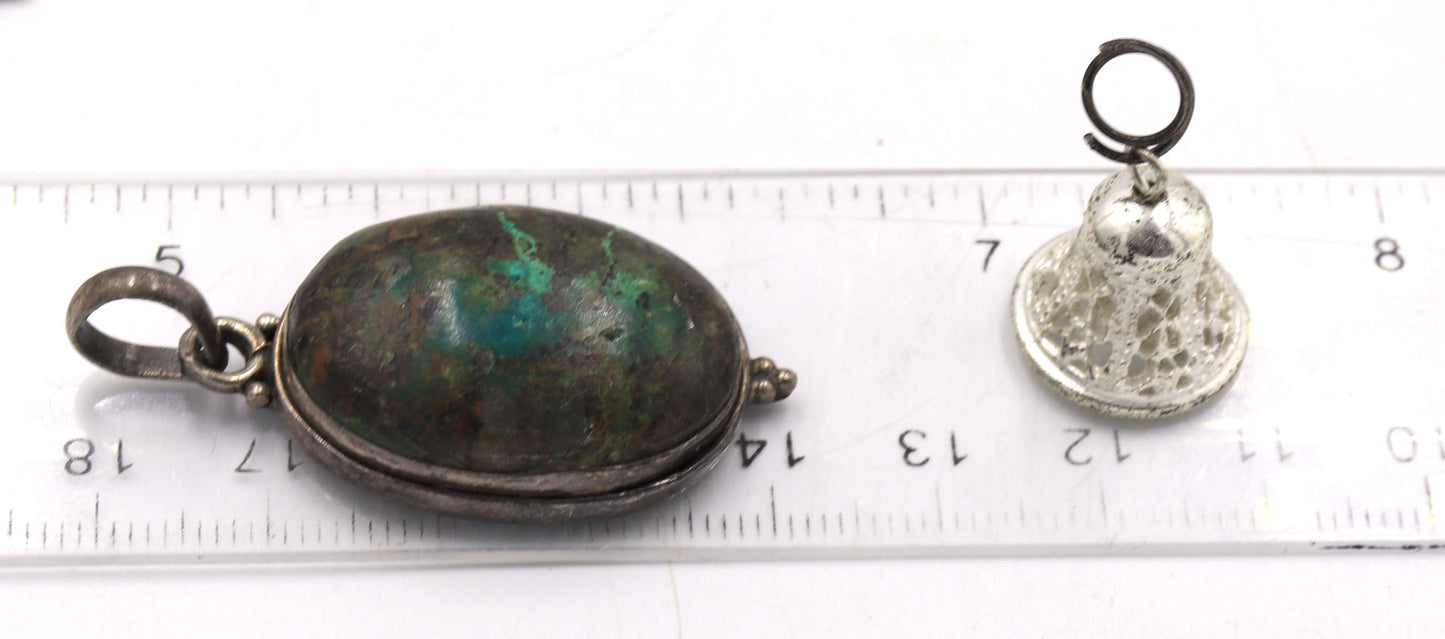 Group lot of Vintage 925 sterling silver pendants