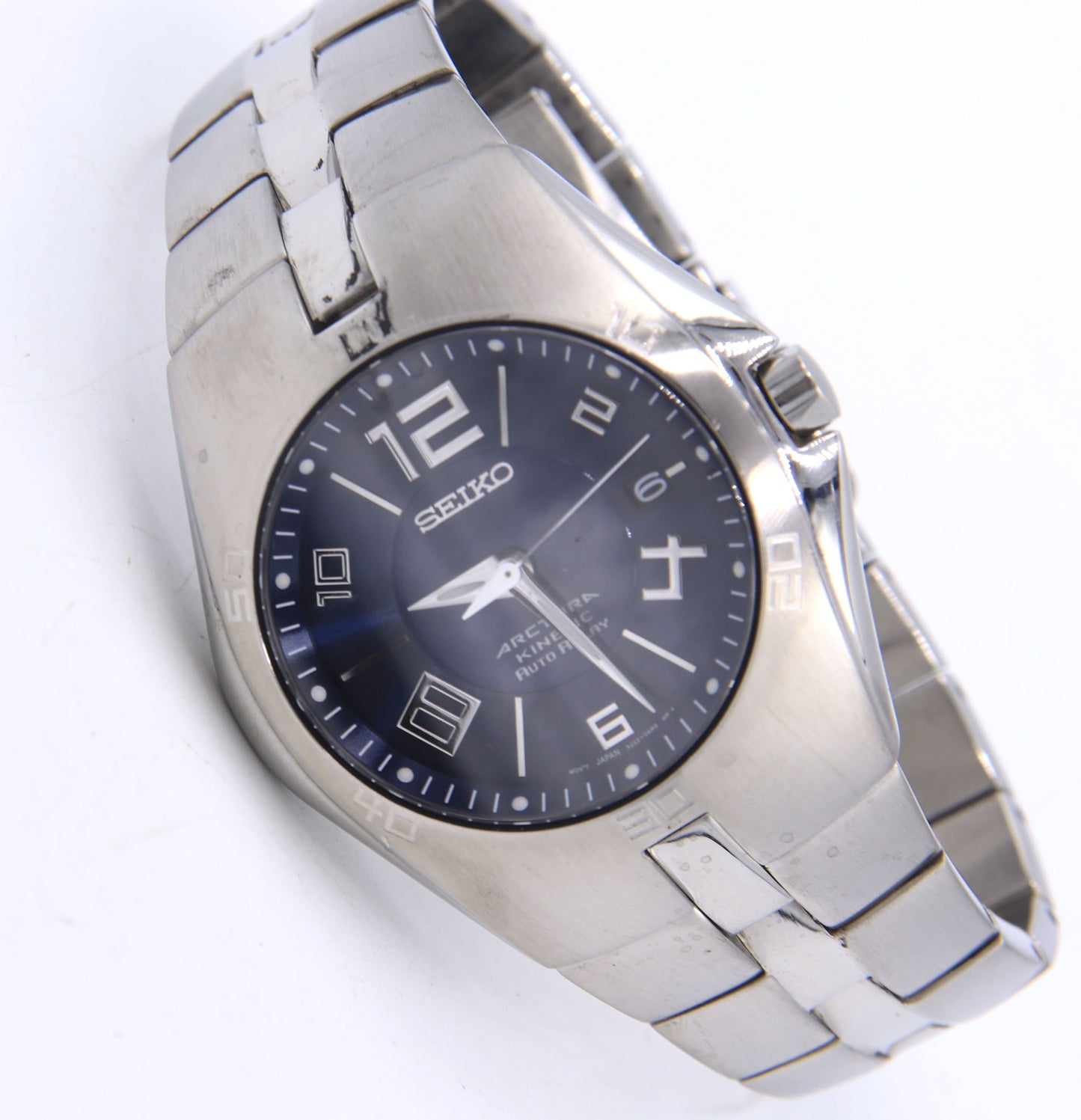 Seiko Arctura Kinetic Blue Dial 40mm Watch