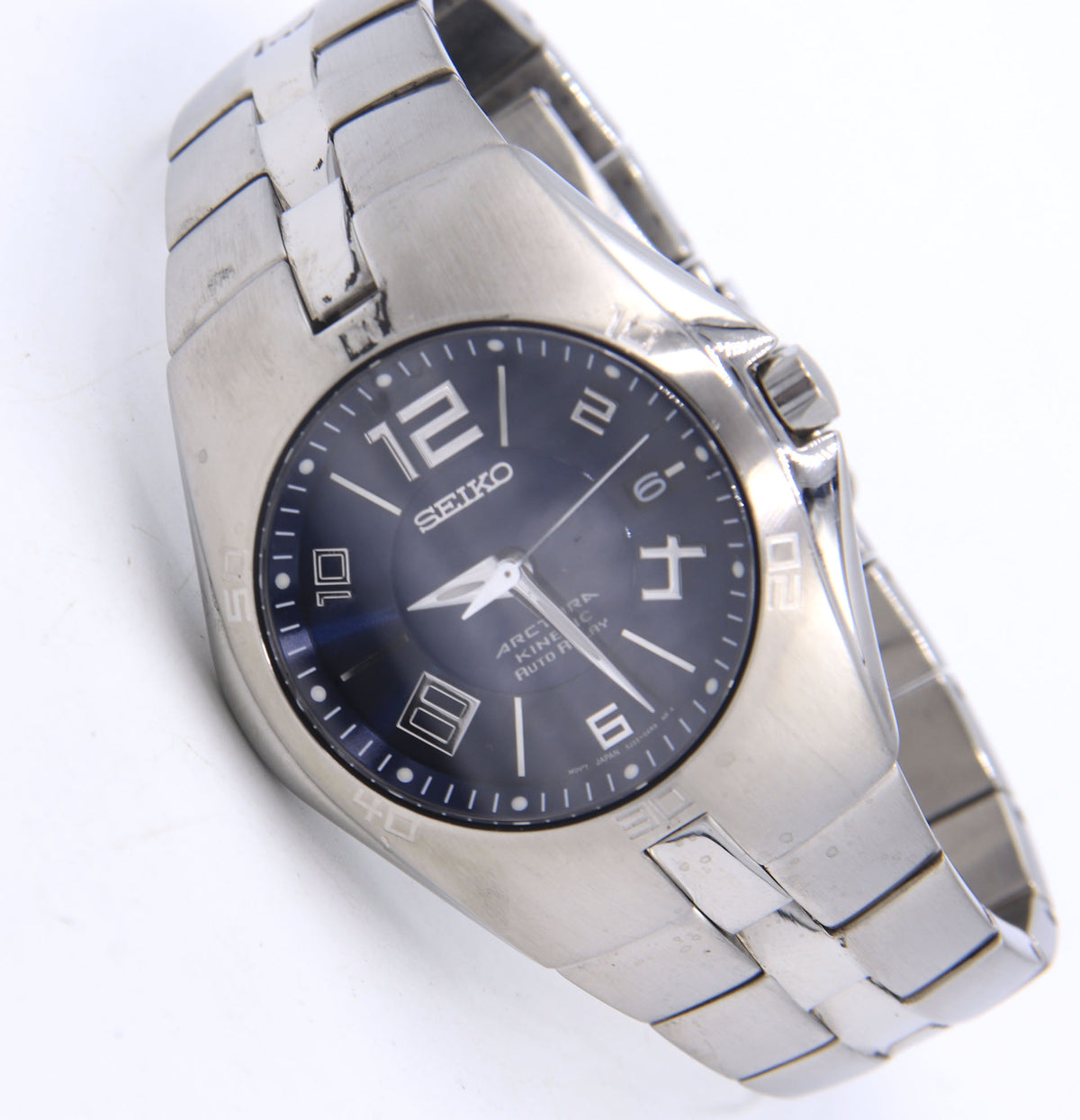 Seiko Arctura Kinetic Blue Dial 40mm Watch
