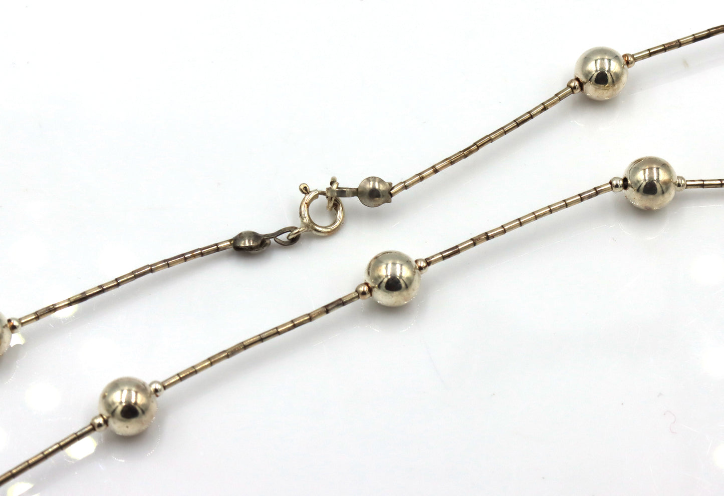 Group lot of 5 Vintage 925 sterling silver necklaces