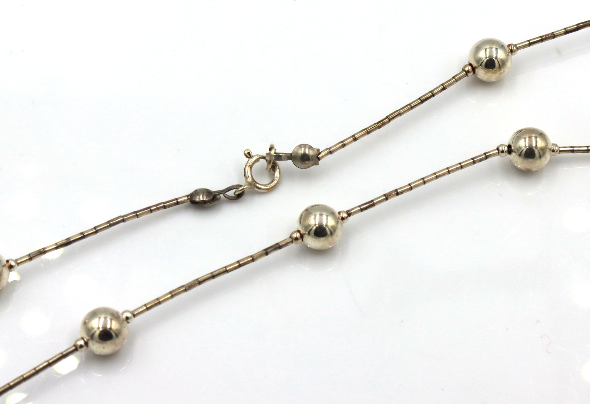 Group lot of 5 Vintage 925 sterling silver necklaces