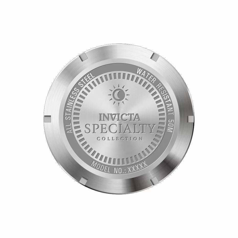 Invicta Men's Specialty Quartz 2 Hand Black Dial Watch
