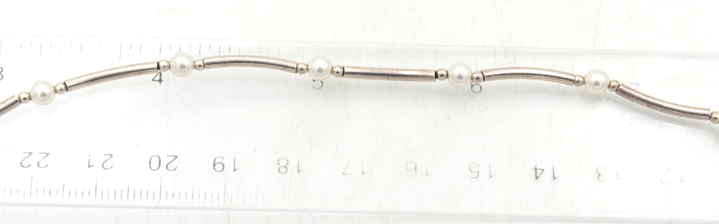 Group lot of 6 Vintage 925 sterling silver bracelets