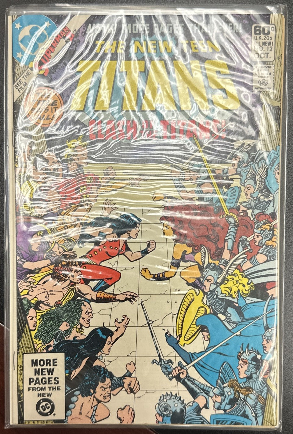 Vintage DC Bronze Age Comic Book Lot New Teen Titans, Mystery in Space & Kobra #1
