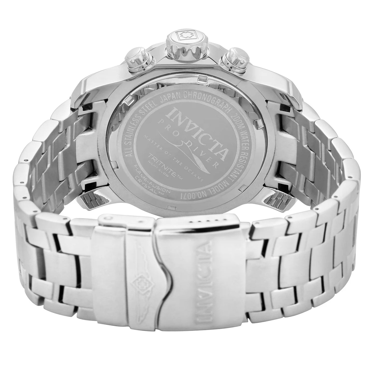 Invicta Men's Pro Diver Quartz Chronograph Silver Dial Watch