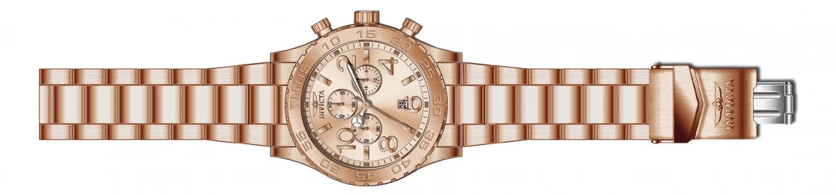 Invicta Men's Specialty  Quartz Chronograph Rose Gold Dial Watch