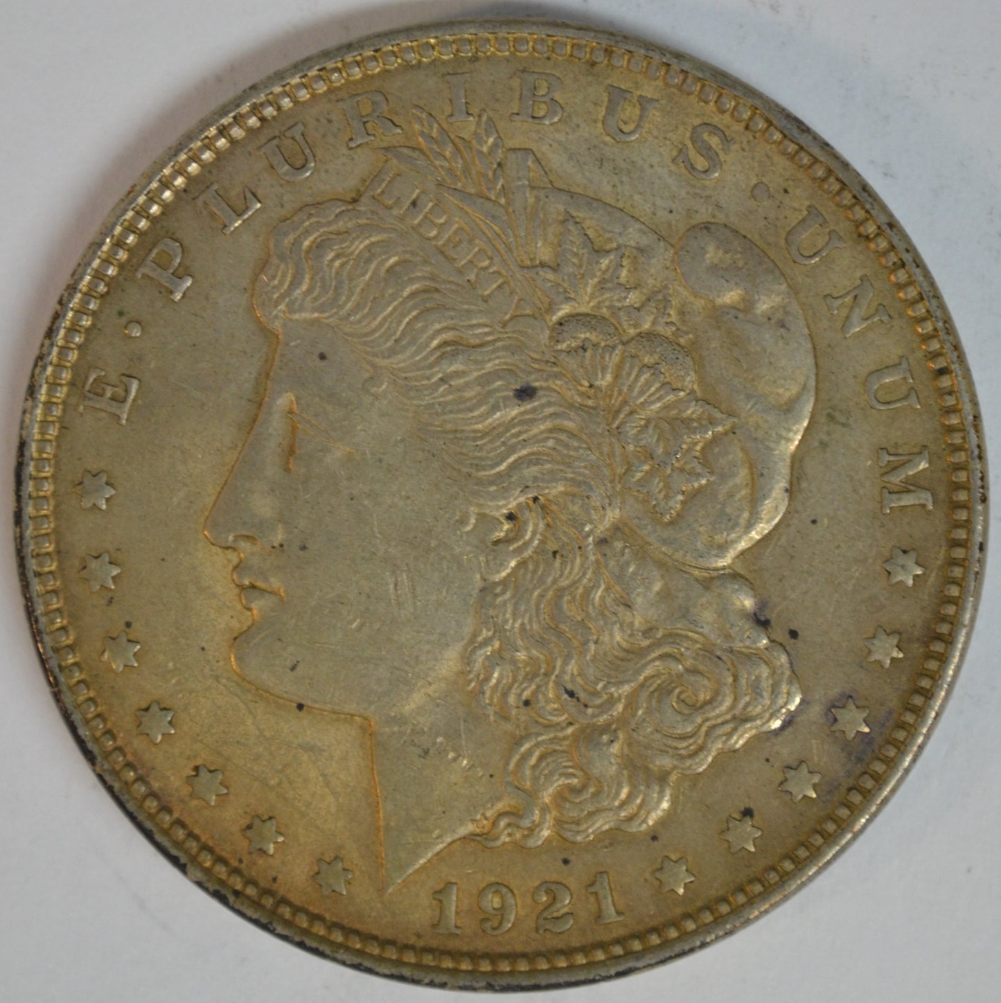 1921 Morgan Silver Dollar Better Detail with Original Silver Surfaces Circulated Example